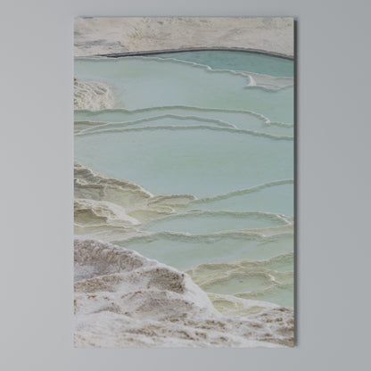 AQUAMARINE WHISPERS Vertical Canvas Print