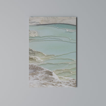 AQUAMARINE WHISPERS Vertical Canvas Print