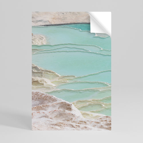 AQUAMARINE WHISPERS Svislý samolepicí plakát