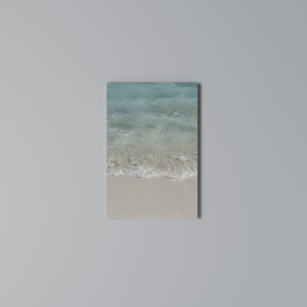 SERENITY BY THE SHORE Vertical Canvas Print