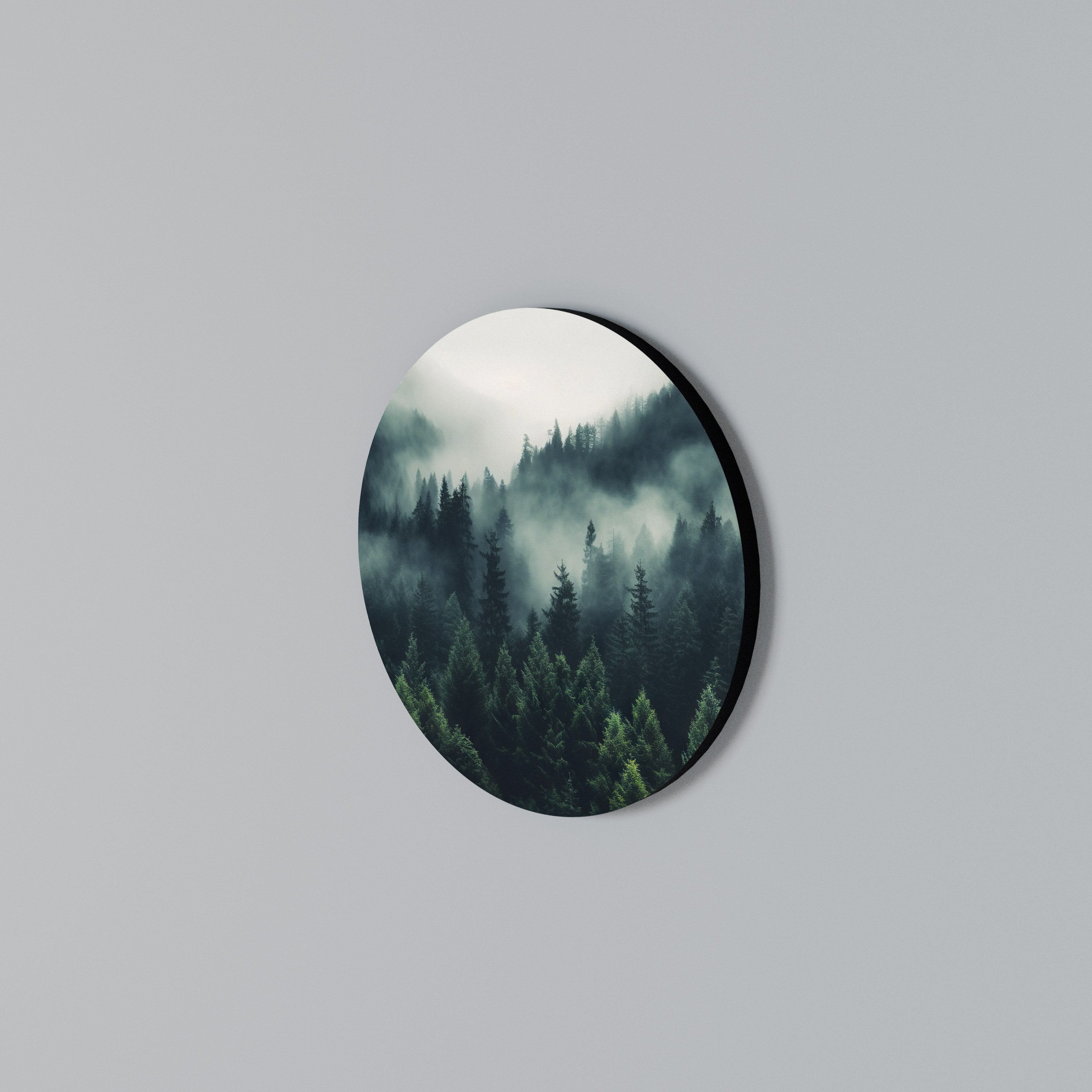 MYSTICAL FOREST WHISPERS Round Wall Art