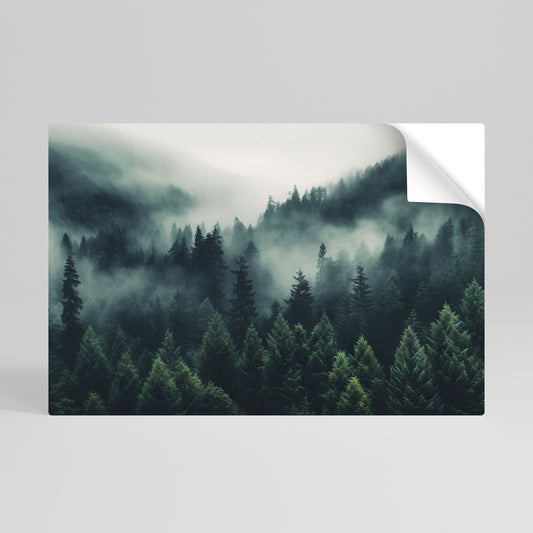 MYSTICAL FOREST WHISPERS Vodorovný samolepicí plakát