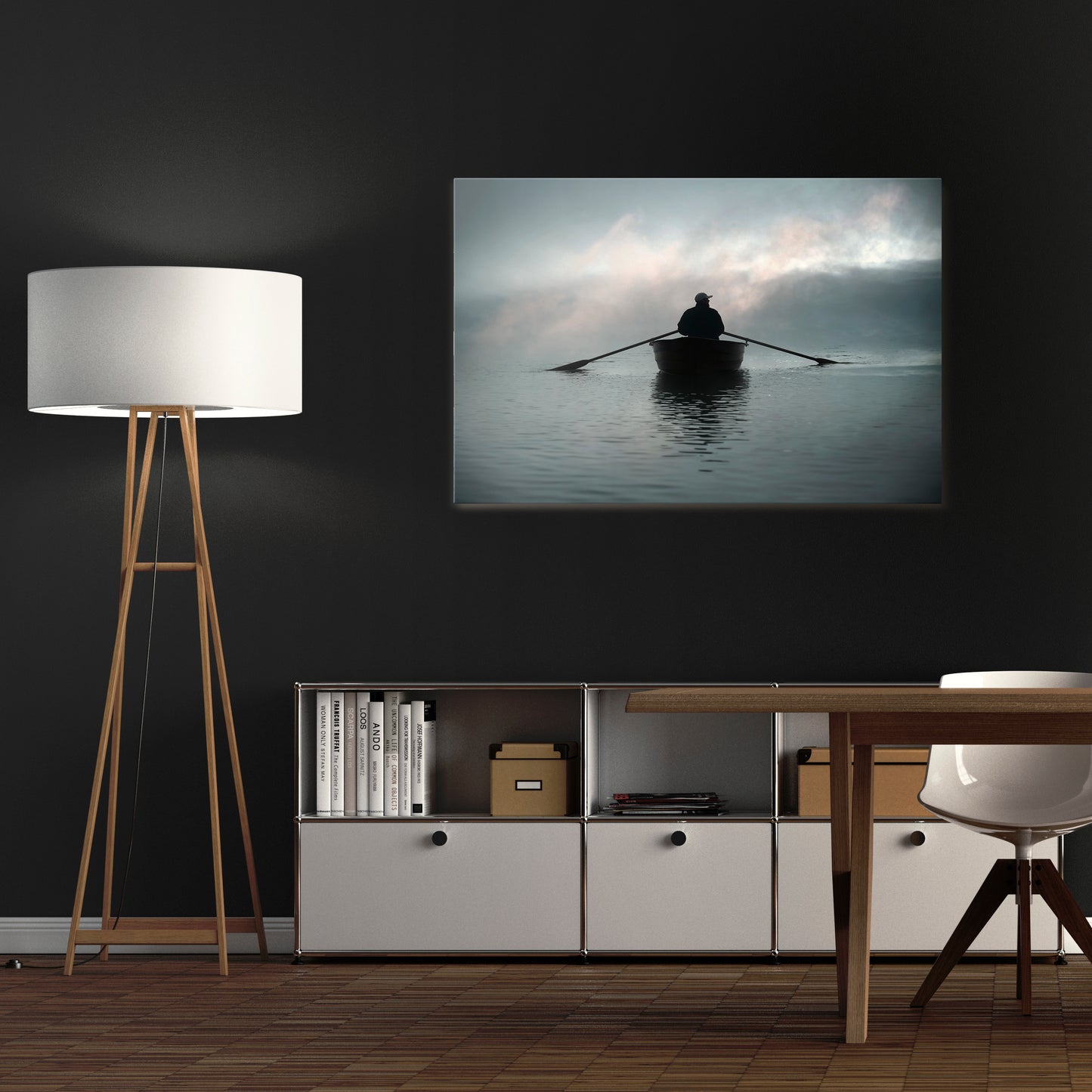 SAIL INTO THE UNKNOWN Horizontal Canvas Print