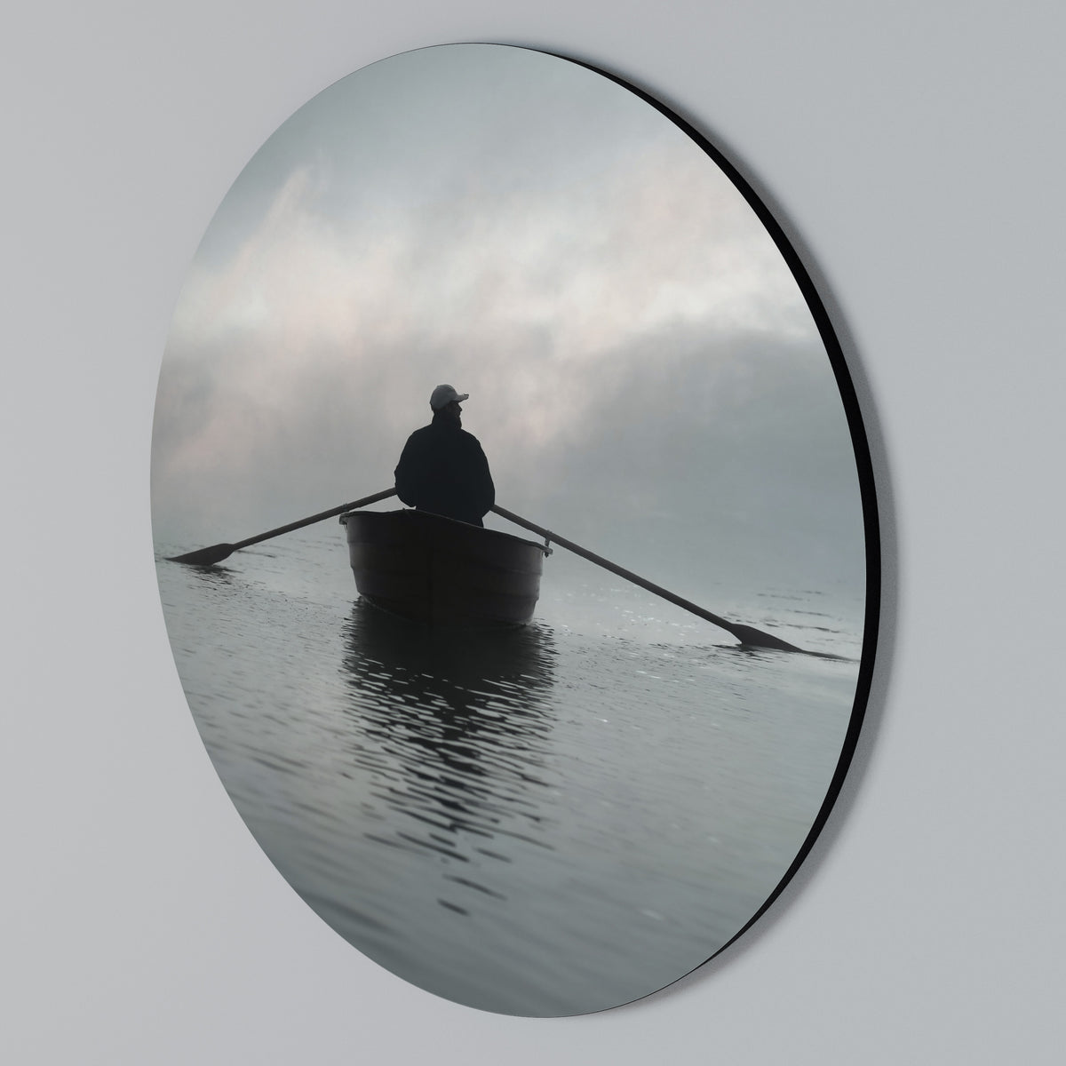 SAIL INTO THE UNKNOWN Kulatá nástěnná dekorace