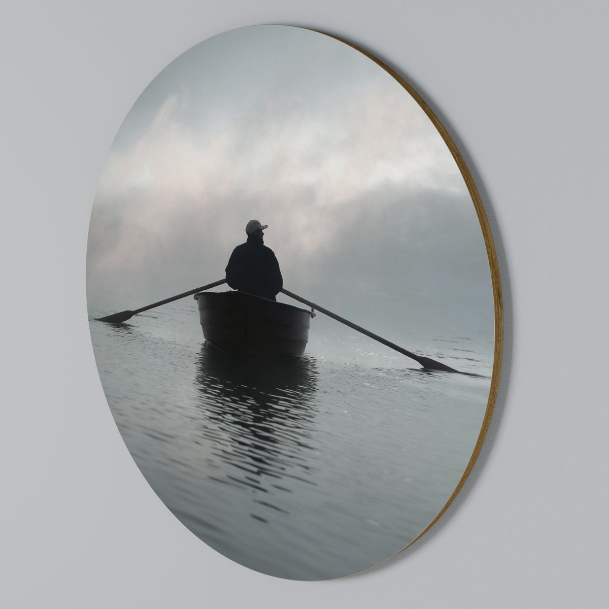 SAIL INTO THE UNKNOWN Kulatá nástěnná dekorace