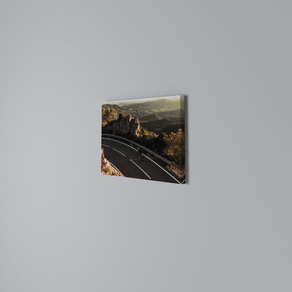 MOUNTAIN ROAD RIDE Horizontal Canvas Print