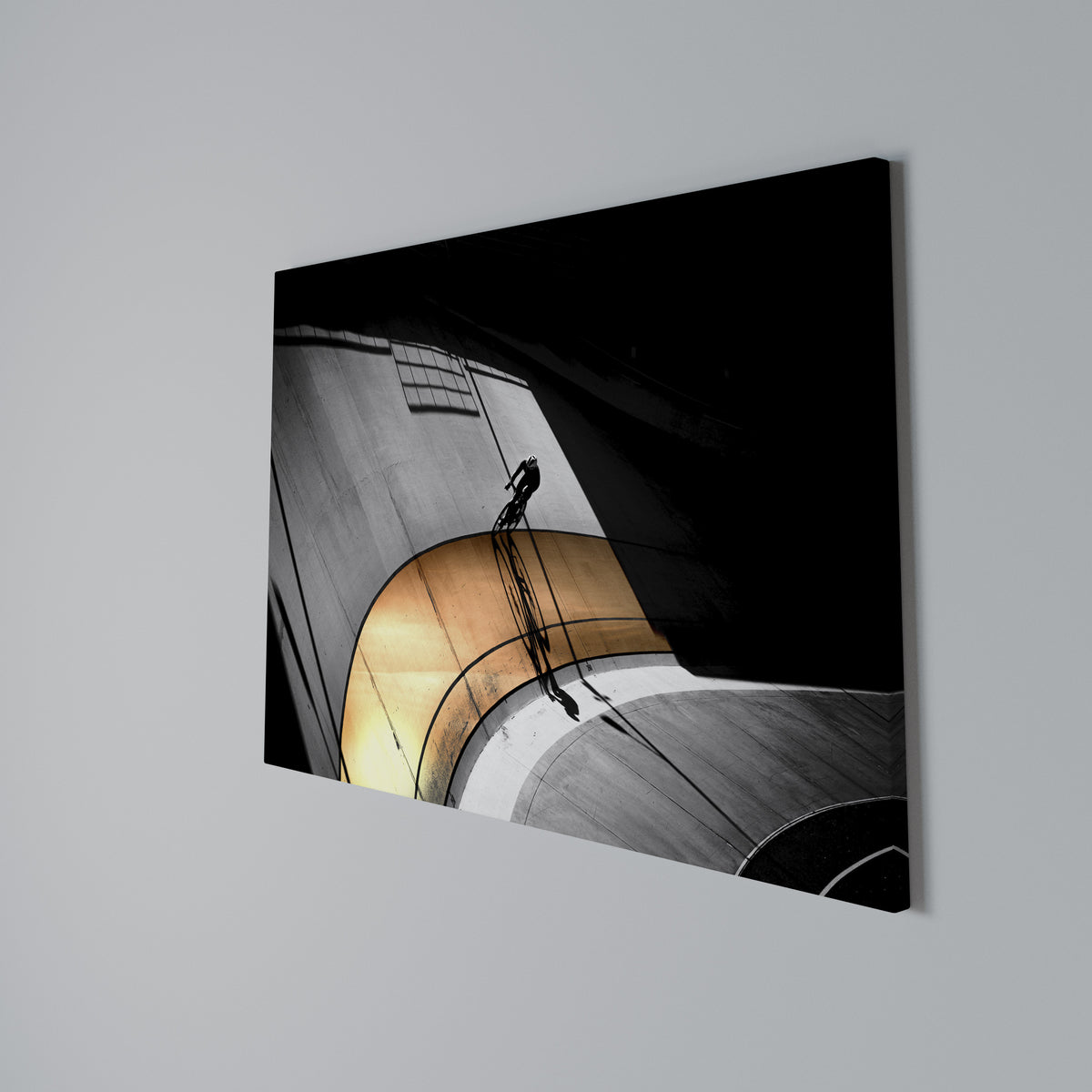 ORANGE ARC AMBIENCE Horizontal Canvas Print