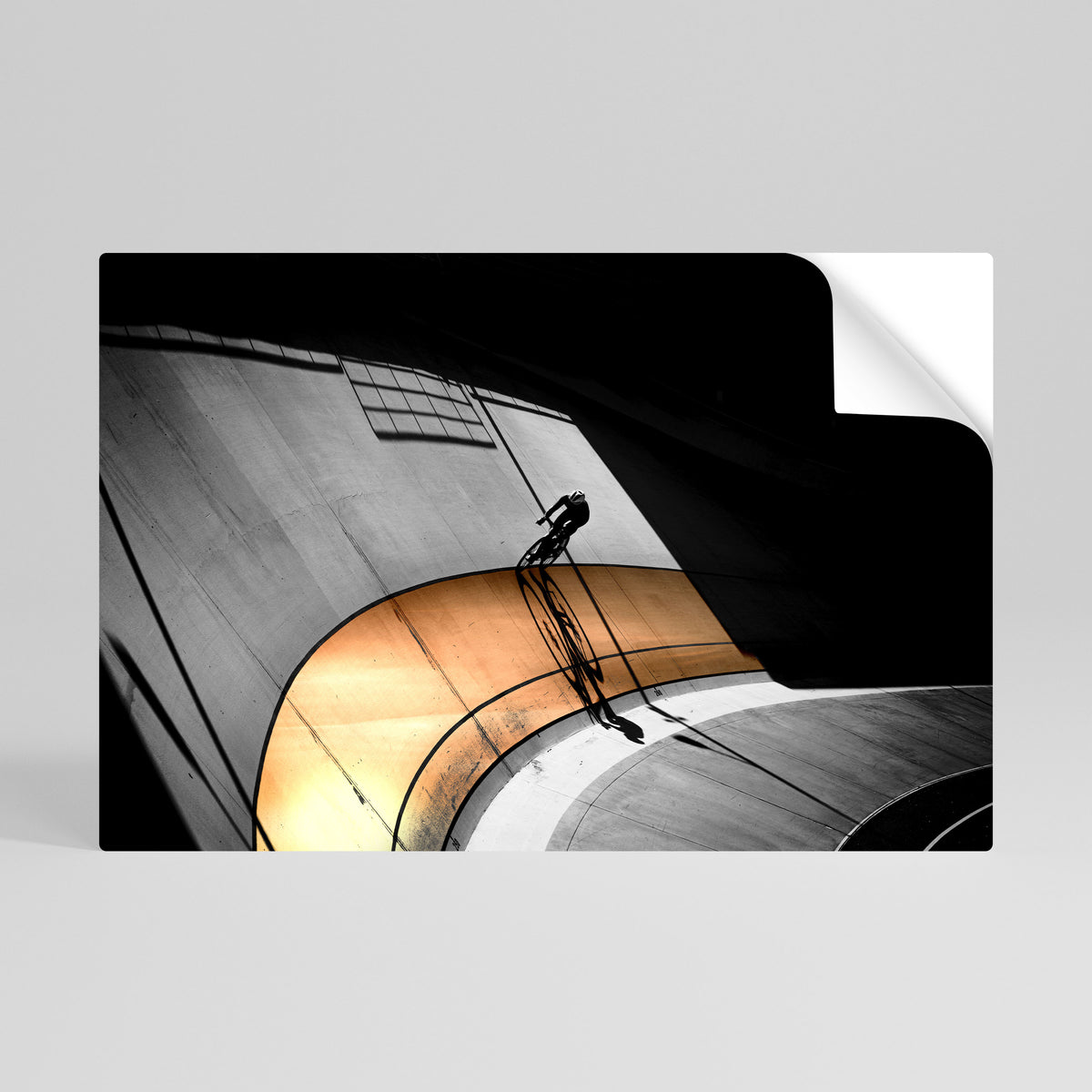 ORANGE ARC AMBIENCE Vodorovný samolepicí plakát