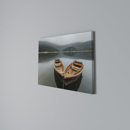 HARMONY OF BOATS Horizontal Canvas Print