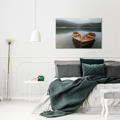 HARMONY OF BOATS Horizontal Canvas Print