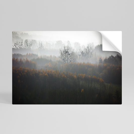 AUTUMNAL HAZE Vodorovný samolepicí plakát