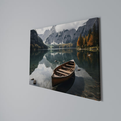 MOUNTAINSIDE REFLECTIONS Horizontal Canvas Print