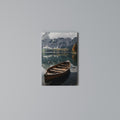 MOUNTAINSIDE REFLECTIONS Vertical Canvas Print