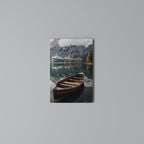 MOUNTAINSIDE REFLECTIONS Vertical Canvas Print