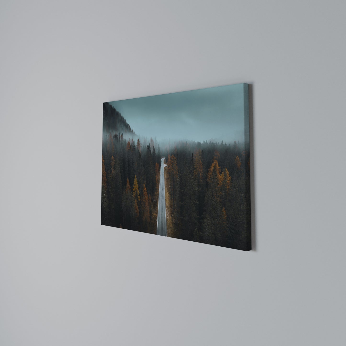 SERENE ROADWAY ESCAPE Horizontal Canvas Print