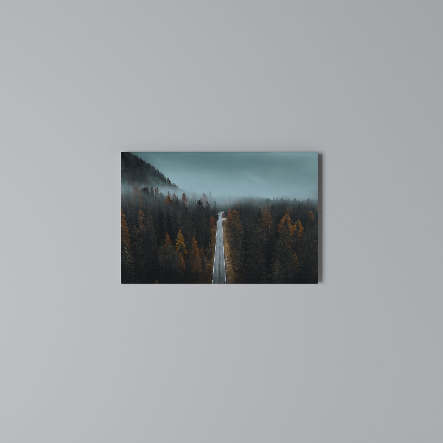 SERENE ROADWAY ESCAPE Horizontal Canvas Print