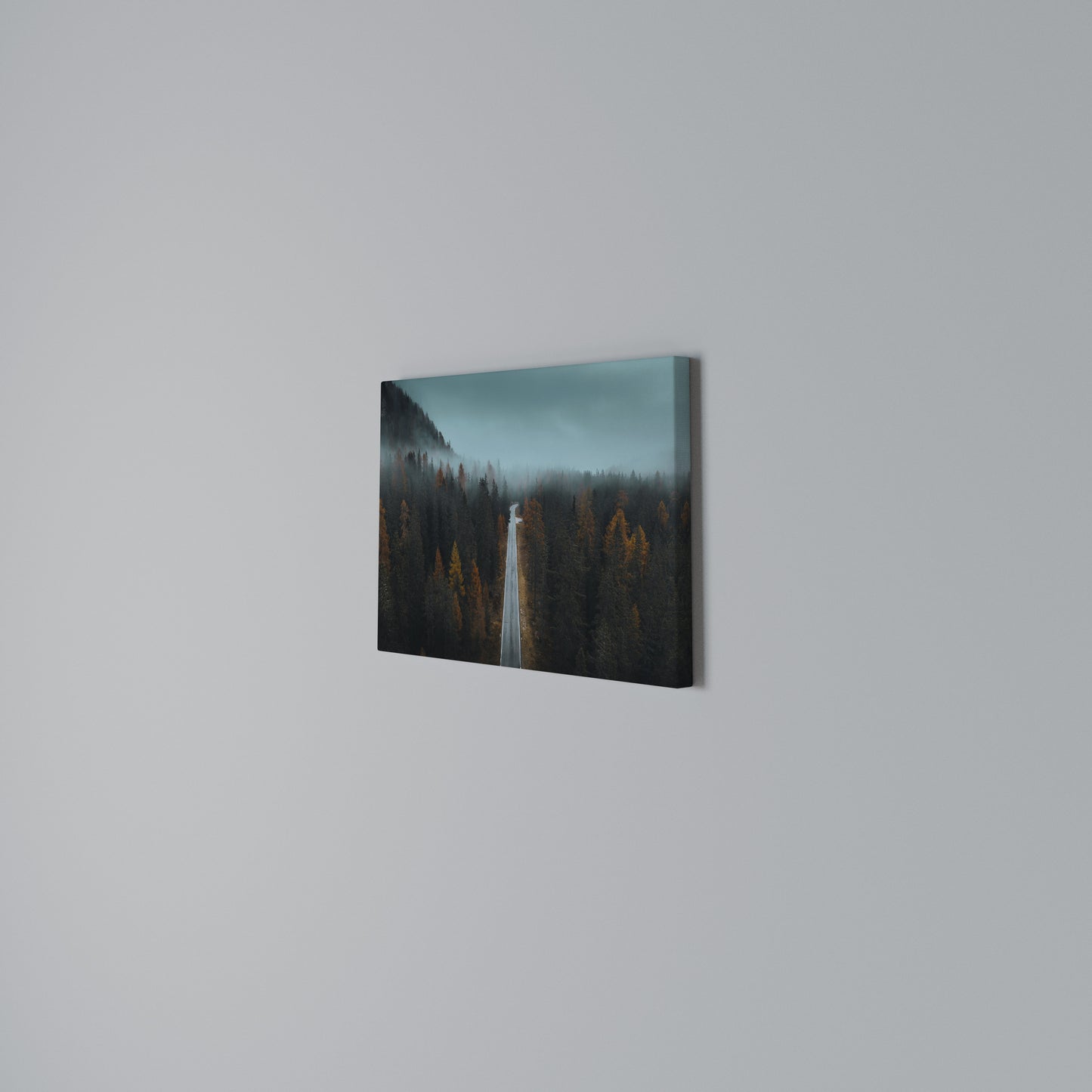 SERENE ROADWAY ESCAPE Horizontal Canvas Print