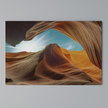 THE CANYON'S WHISPER Horizontal Canvas Print