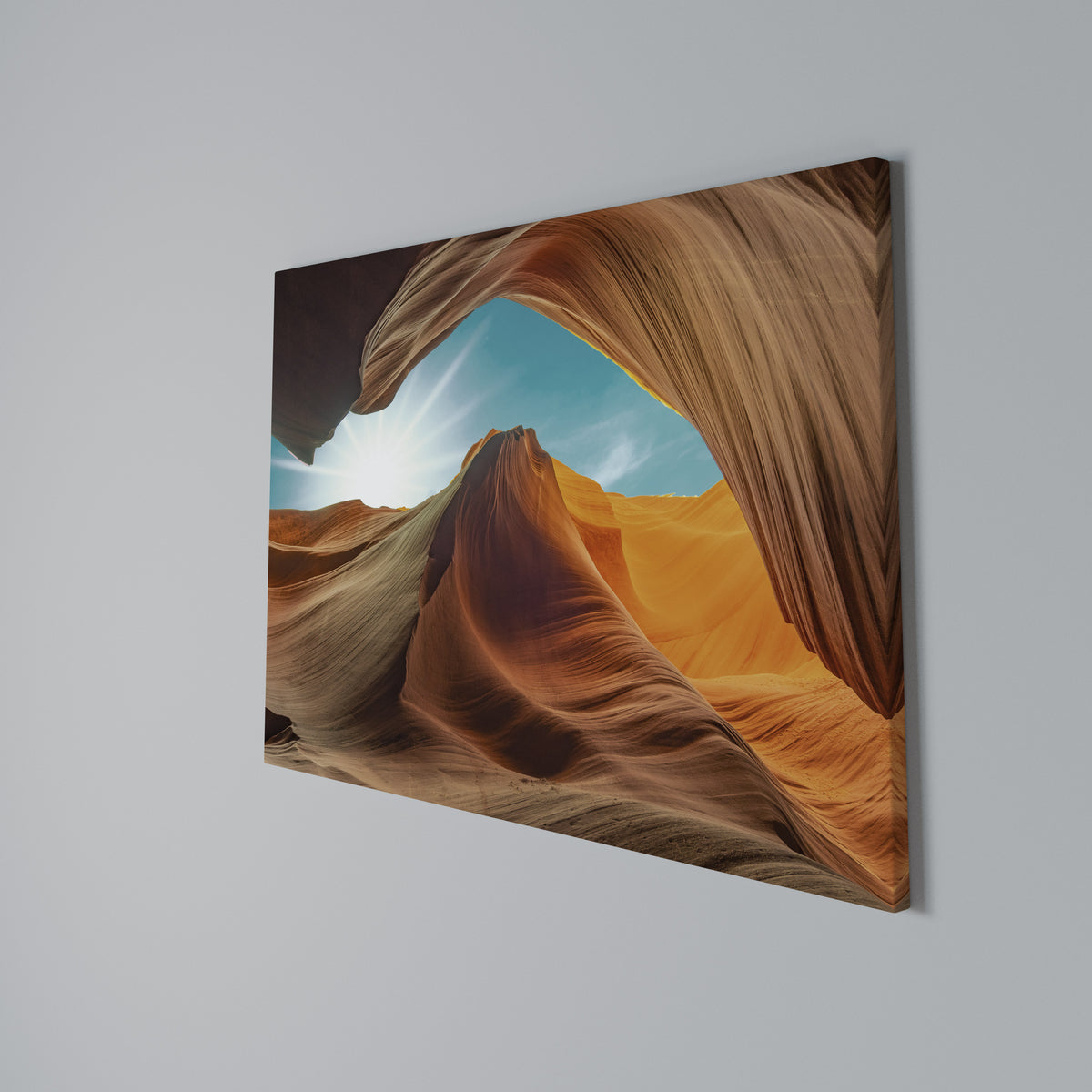 THE CANYON'S WHISPER Horizontal Canvas Print