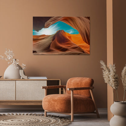 THE CANYON'S WHISPER Horizontal Canvas Print
