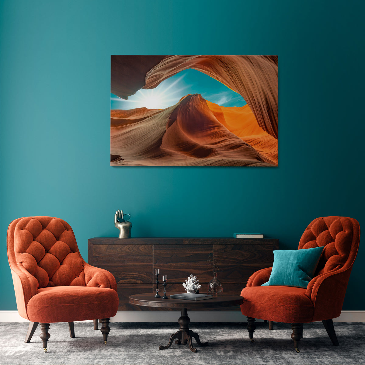 THE CANYON'S WHISPER Horizontal Canvas Print