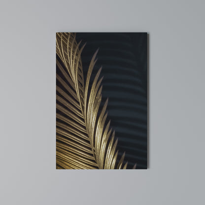 LUXE LEAF DANCE Vertical Canvas Print