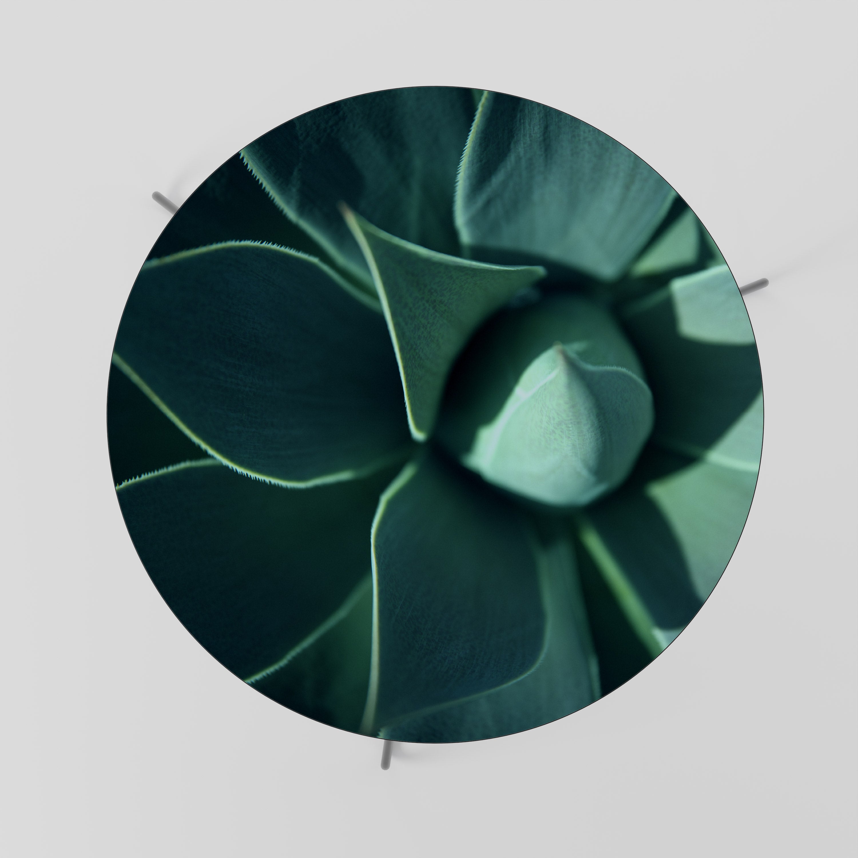 MYSTICAL GREEN WHORL Konferenční stolek