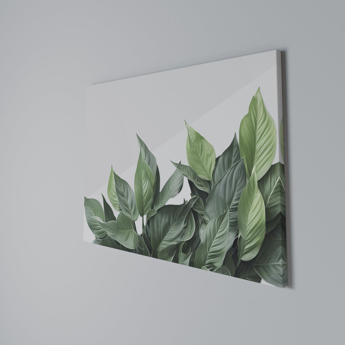 LUSH LEAFY WHIMSY Horizontal Canvas Print
