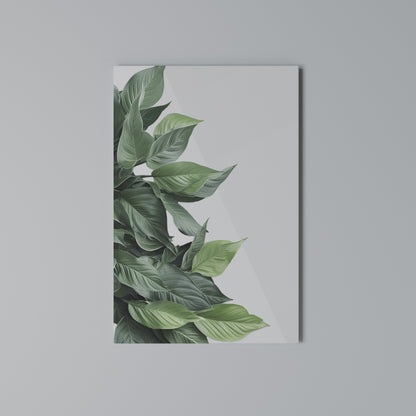 LUSH LEAFY WHIMSY Vertical Canvas Print