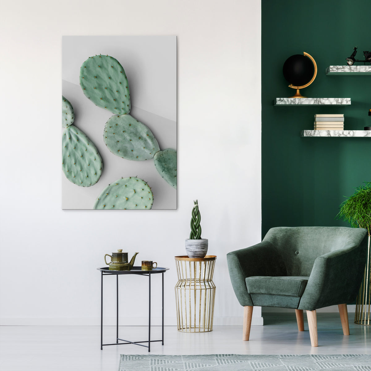 CACTUS DREAMSCAPE Vertical Canvas Print