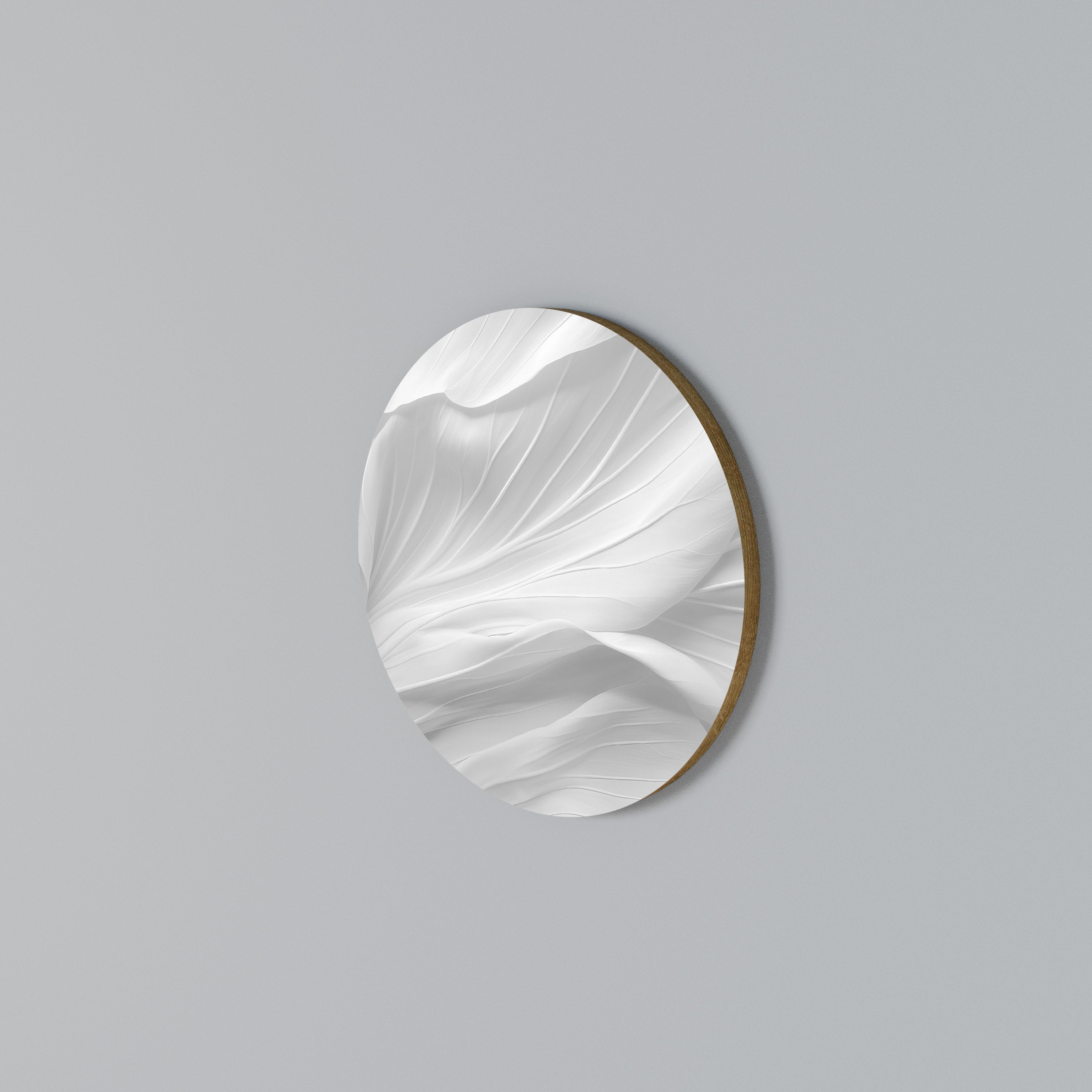 SILKEN SERENITY Round Wall Art