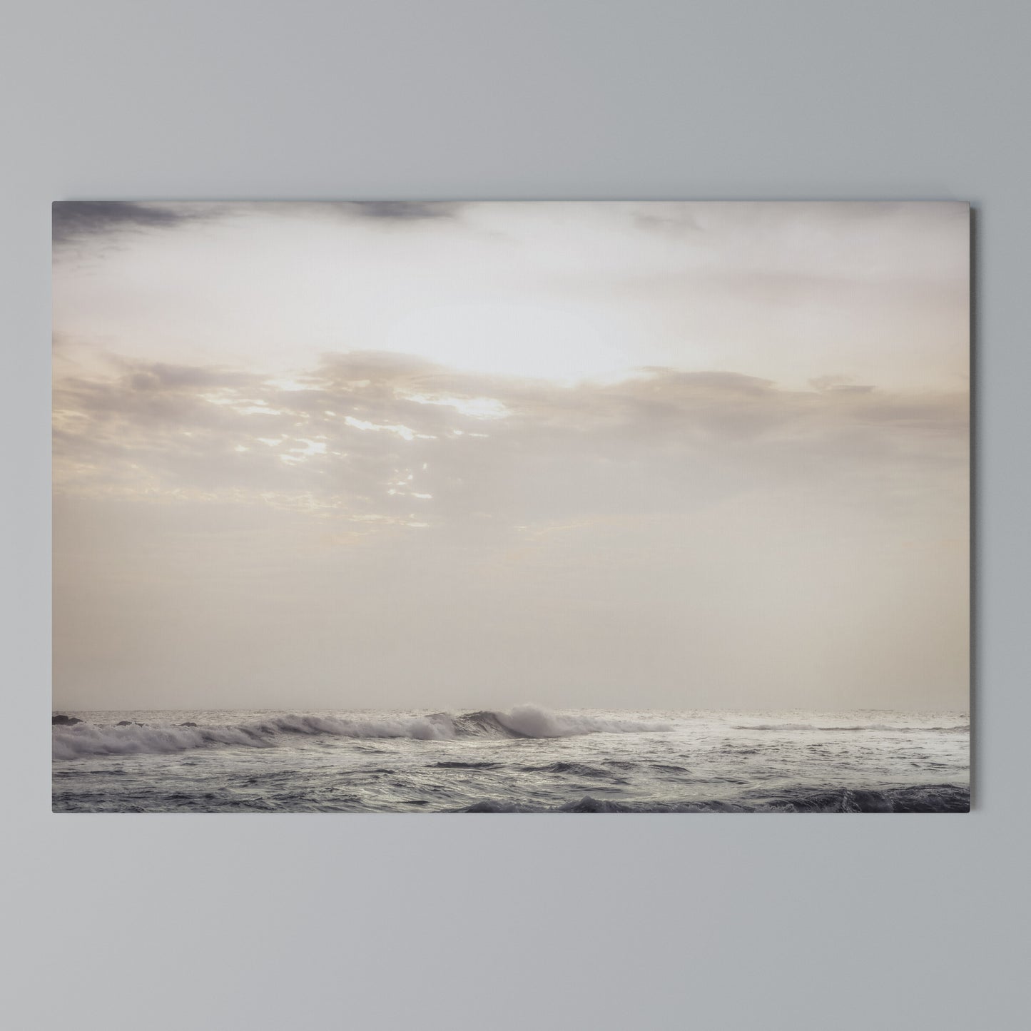 WHISPERS OF WAVE Horizontal Canvas Print