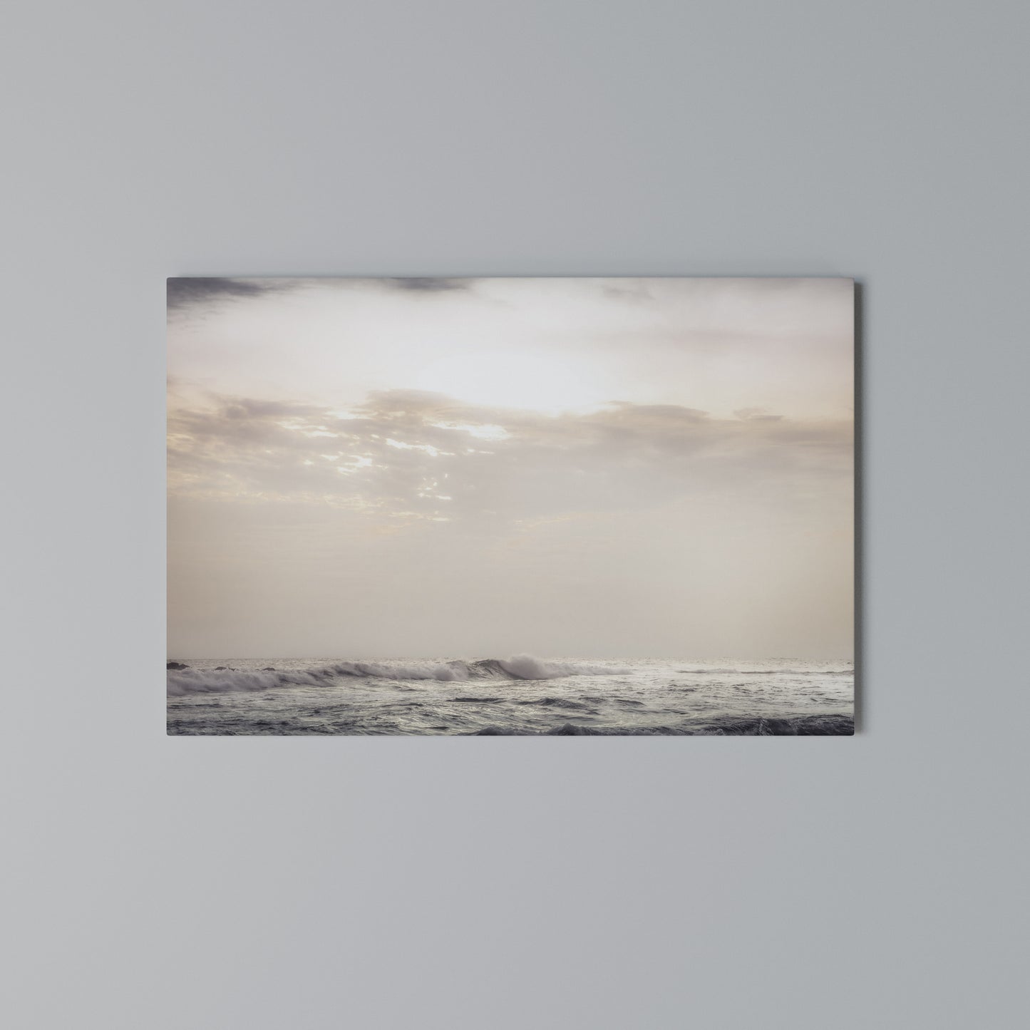 WHISPERS OF WAVE Horizontal Canvas Print