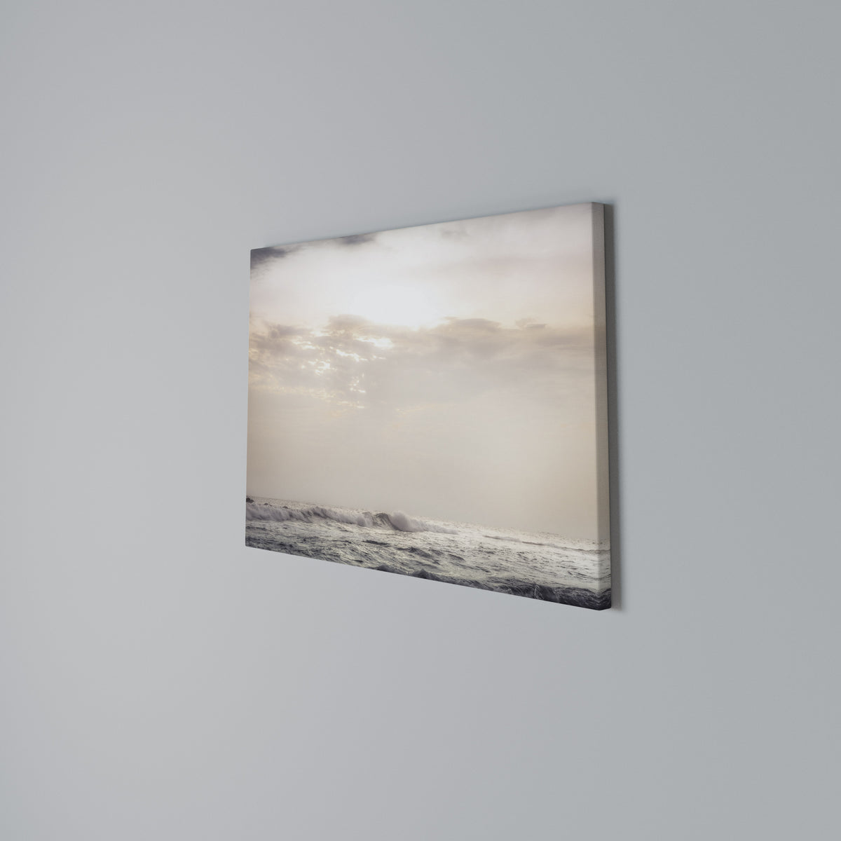 WHISPERS OF WAVE Horizontal Canvas Print