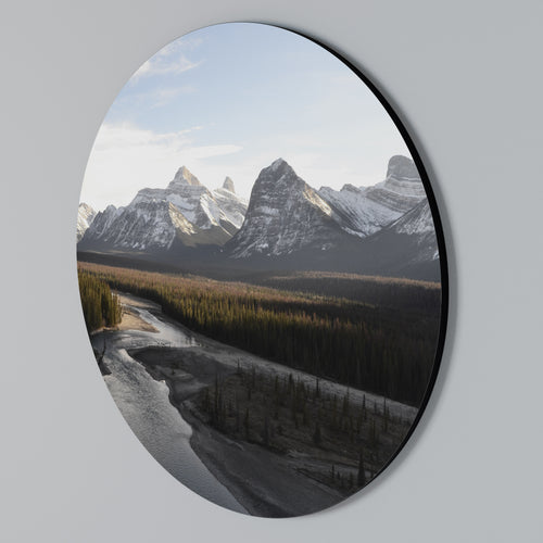 ECHOES OF NATURE'S SPLENDOR Kulatá nástěnná dekorace