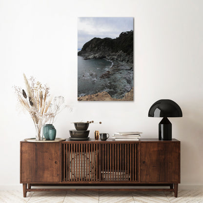 STONE MELODY AT SEA Vertical Canvas Print