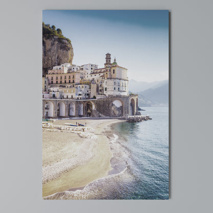 SEASIDE ARCHITECTURAL FANTASY Vertical Canvas Print