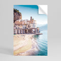 SEASIDE ARCHITECTURAL FANTASY Peel and Stick Vertical Poster