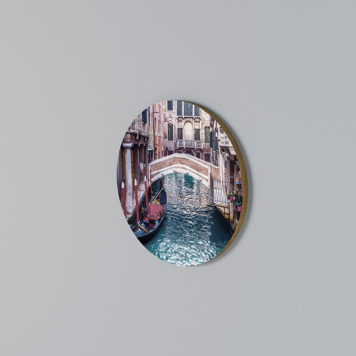 GONDOLA GLIDE Kulatá nástěnná dekorace