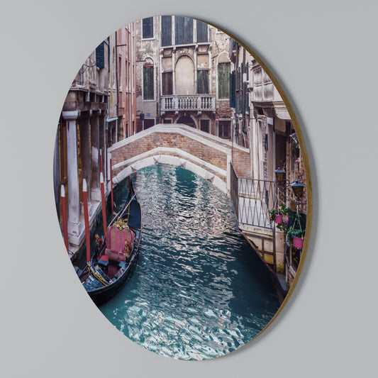 GONDOLA GLIDE Kulatá nástěnná dekorace