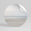 MISTY SEAS OF CALM Peel and Stick Round Sticker