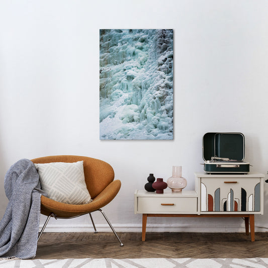 FROSTED WHISPERS Vertical Canvas Print