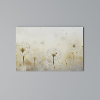 DREAMY DANDELION FIELDS Horizontal Canvas Print