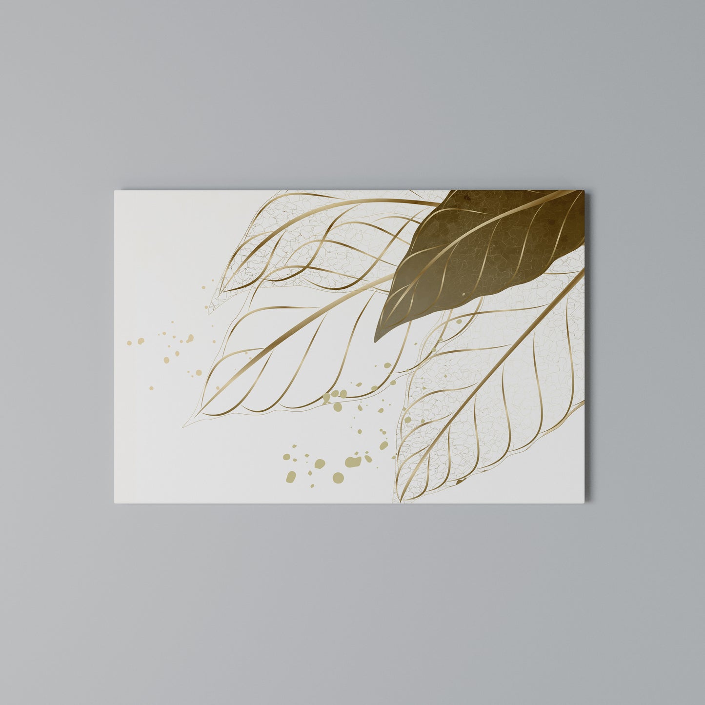 ELEGANCE IN FOLIAGE Horizontal Canvas Print