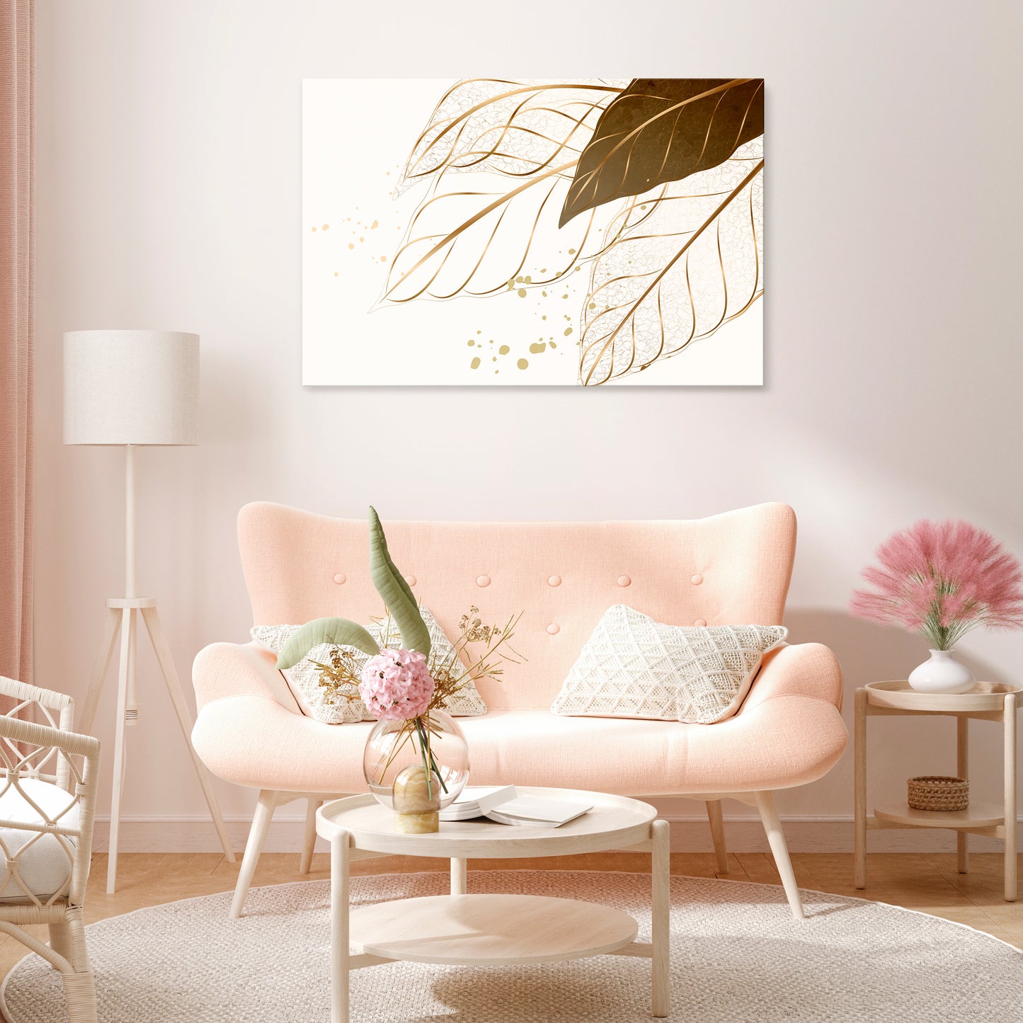 ELEGANCE IN FOLIAGE Horizontal Canvas Print