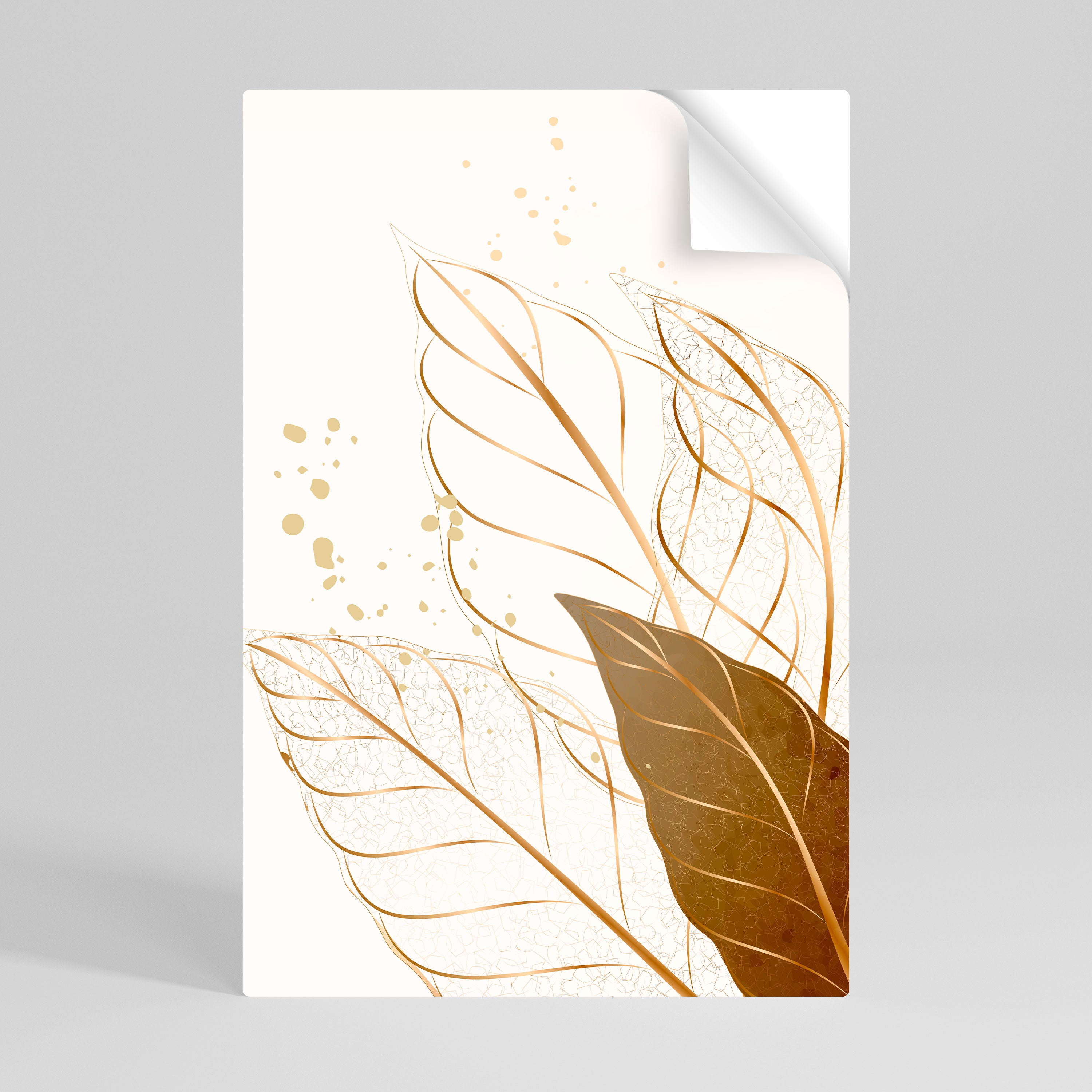 ELEGANCE IN FOLIAGE Peel and Stick Vertical Poster
