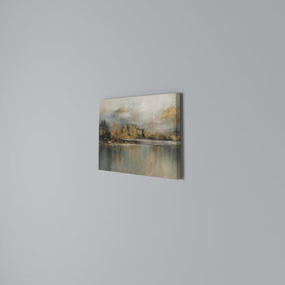 ECHOES OF GOLDEN DAWN Horizontal Canvas Print