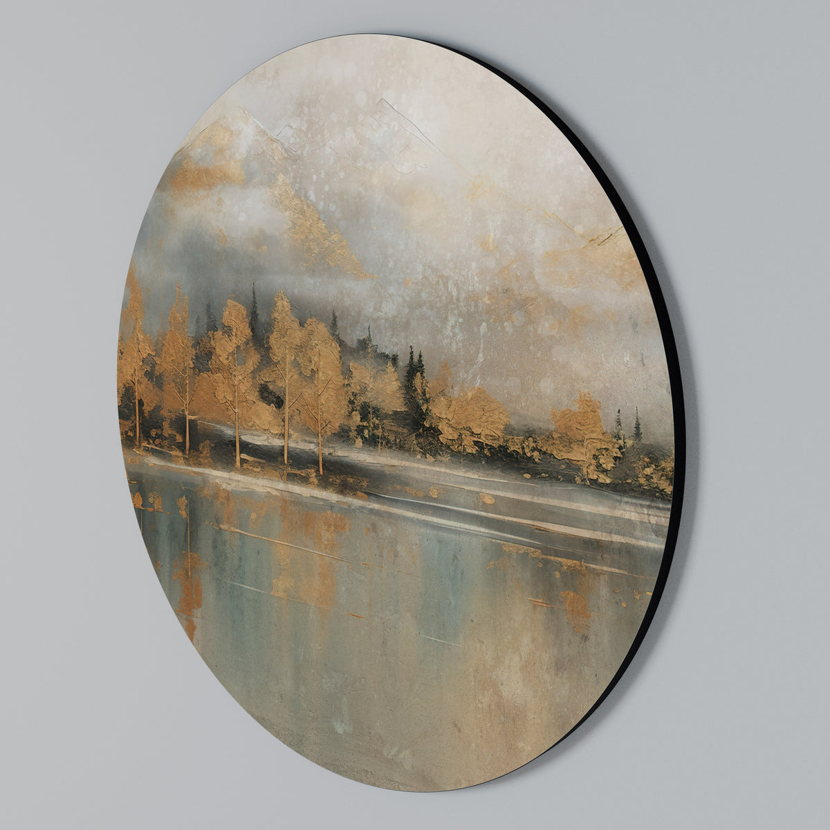 ECHOES OF GOLDEN DAWN Kulatá nástěnná dekorace