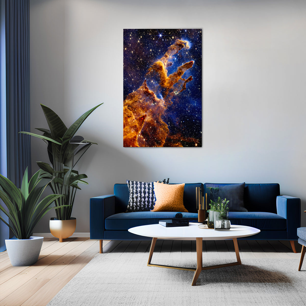 COSMIC DREAMSCAPE Vertical Canvas Print