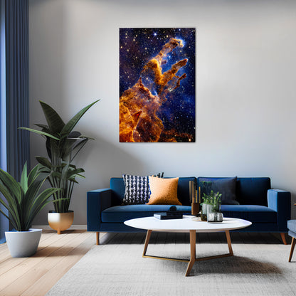 COSMIC DREAMSCAPE Vertical Canvas Print